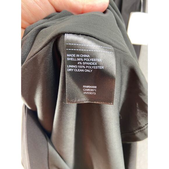 Laundry by Shelli Segal Dress Womens Sz 12‎ Black One Shoulder Midi Cocktail - Picture 8 of 12